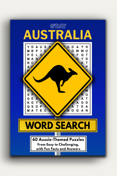 G'DAY AUSTRALIA WORD SEARCH
